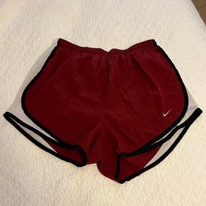 Burgundy Nike Running Shorts